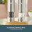Cooks Professional (Silver) Cooks Professional Rechargeable Salt and Pepper Mill Set with Bamboo Base 4