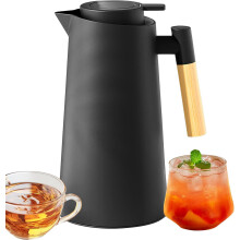 (1000 ml, Black) 1000ml & 1500ml Insulated Vacuum Thermos Jug