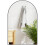 60 x 90cm Arched Home Mirror - Black 1