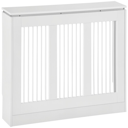 Homcom Cubierta de Radiador Blanco 90 x 18 x 84 cm