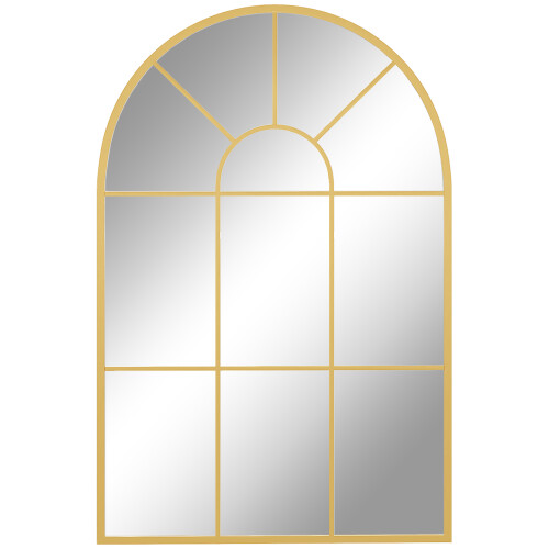 Homcom Espejo de Pared Amarillp 60 x 2 x 91 cm