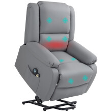 Sillón Levanta Persona Gris 89 x 93 x 105 cm