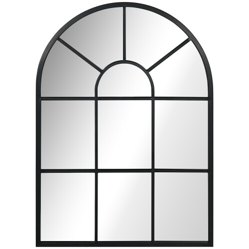 Homcom Espejo de Pared Negro 50 x 2 x 70 cm