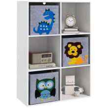 Estantería Juguetes Infantil Blanco 61.8 x 29.9 x 91.5 cm