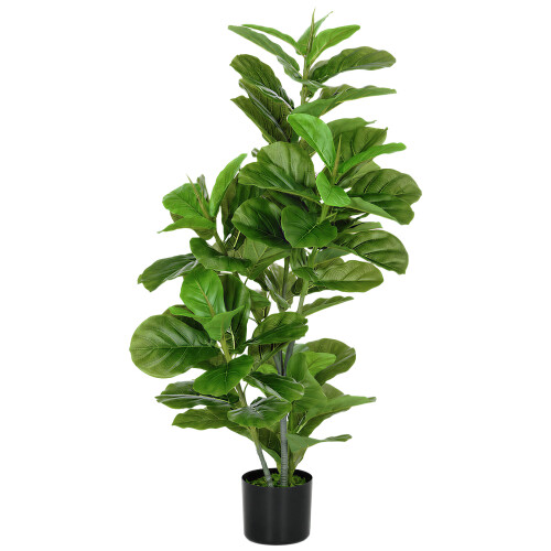 Homcom Planta Ficus Artificial Verde 15 x 15 x 110 cm
