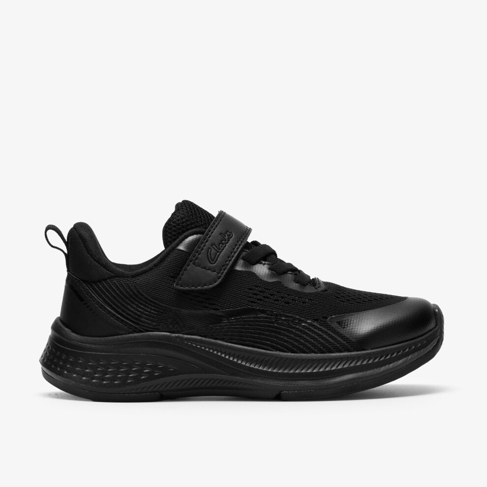 Clarks Kids Black Lumen Hero K Ch62 in Size C12, Sports Direct - Image 2
