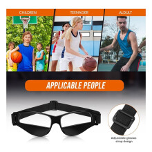 10 Pack Basketball Dribbling Goggles Adjustable Sport Training Glasses Aid for Team Training Aid Basketball Equipment