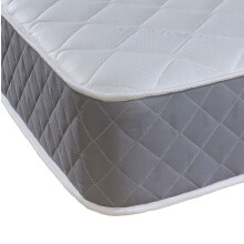 eXtreme comfort ltd Diamond Essential Grey Small Double Mattress | Bonnel Spring, Soft Comfort Support, Vacuum Packed, White