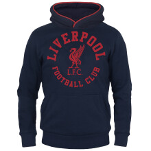 Liverpool FC Official Football Boys Graphic Fleece Hoody Navy 6-7 Yrs SB