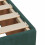 VidaXL vidaXL Boxspringbett mit Matratze Dunkelgrün 90 x 200 cm Samt 10
