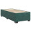 VidaXL vidaXL Boxspringbett mit Matratze Dunkelgrün 90 x 200 cm Samt 5