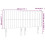 VidaXL vidaXL LED Kopfteil Creme 183x16x118/128 cm Stoff 6