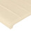 VidaXL vidaXL LED Kopfteil Creme 183x16x118/128 cm Stoff 5