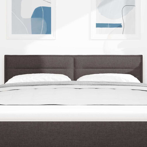 VidaXL vidaXL Kopfteil Dunkelbraun Stoff 2