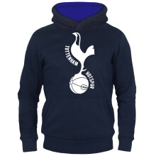 Tottenham Hotspur FC Official Boys Fleece Graphic Hoody Navy 12-13 Years