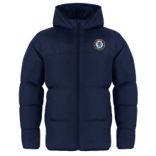 Chelsea Boys Quilted Jacket Hooded Winter Coat Official Navy 12-13 Years