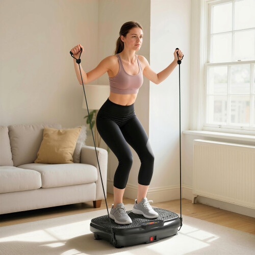 SPORTNOW Vibration Plate Exercise Machine with 120 Speed Levels, 5 Programs 1
