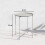 Outsunny Outsunny 46cm Round Garden Table Side Table with Removable Tray, White 3