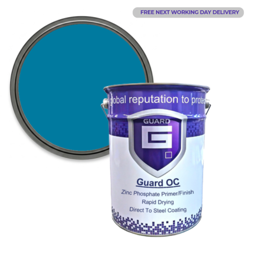(Blue) Guard OC Shipping Container Skip Metal Paint Satin 5 Litres
