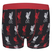 Liverpool FC Official Football 1 Pack Boys Boxer Shorts Black 5-6 Years
