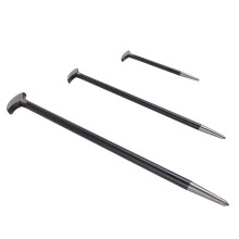 Rolling Pry Bar Set Ladies Foot Mechanical Pry Bar,Car Pry Bar,Heel Lever 6 Inches 12 Inches 16 Inches,3PCS