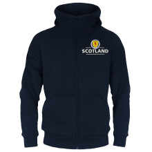 Scotland Official Football Gift Boys Fleece Zip Hoody Navy 10-11 Years