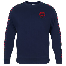 Arsenal F.C. Men’s Sweatshirt Taped Official Football Gift Navy XXL