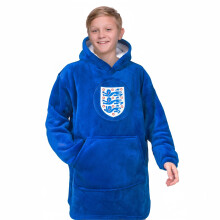 England Kids Oversized Hoodie Blanket Official Football Blue 6-10 Years