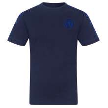 Scotland Kids T-Shirt Taped Official Football Gift Navy 6-7 Years