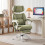 Homcom HOMCOM Vibration Massage Office Chair w/ Heat Reclining Function, Lime Green 1