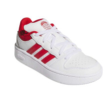 (11 UK Child, White/Red) Adidas Childrens/Kids Hoops 3.0 Basketball Shoes