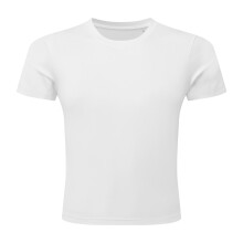 (M, White) TriDri Womens/Ladies Recycled Fitted Top