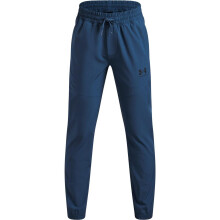 (9-10 Years, Blue/Black) Under Armour Childrens/Kids Vibe Woven Relaxed Fit Joggers