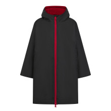 (5-8 Years, Black/Red) Finden & Hales Childrens/Kids Raincoat