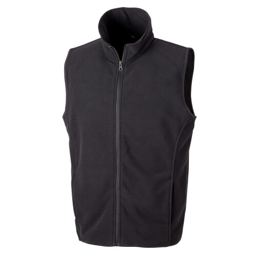 Result (2XL, Black) Result Core Mens Micro Fleece Gilet