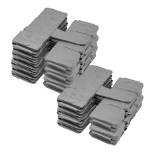 (5x 10pc - Stone Slab Border) KCT Stone Slab Style Plastic Garden Lawn Borders