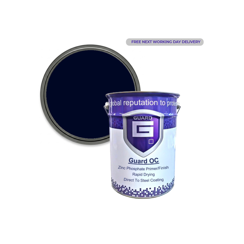 Guard OC Shipping Container Skip Paint Zinc Phosphate One Coat Paint for Metal - Satin 5L (Dark Blue) - Image 2