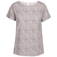 (14, Grey Marl Print) Trespass Womens Relaxed Casual Printed Top Simona