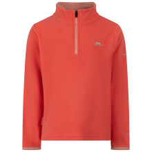(3/4, Soft Orange) Trespass Girls Casual 1/2 Zip Fleece Top - Sybil