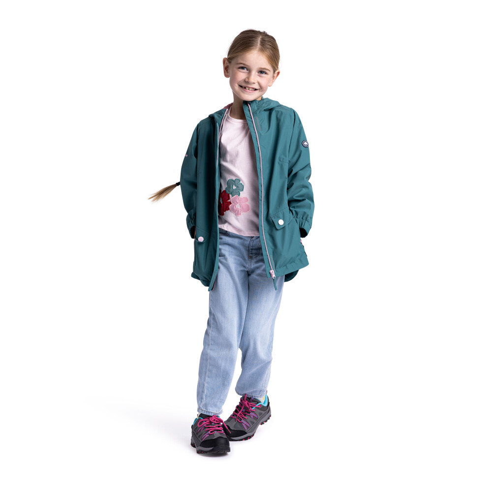 Trespass Girls Green Kids' Flourish Waterproof Jacket in Size 3 - 4 Years, Sports Direct - Image 4