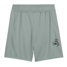 (7-8 Years, Green) Puma Childrens/Kids Active Graphic Print Elasticated Waist Shorts