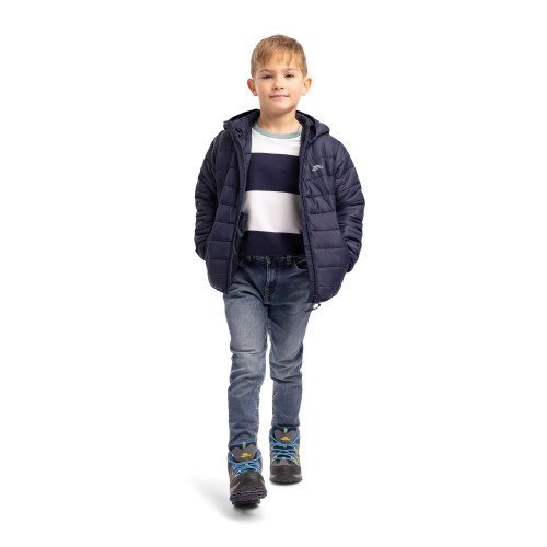 Trespass (5-6 Years, Navy) Trespass Boys Padded Jacket 2 Stud Pockets Kelmarsh
