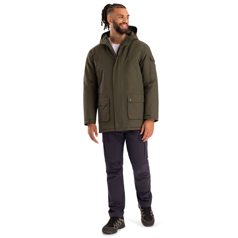 Trespass Mens Padded Rain Jacket Stewart - Image 2