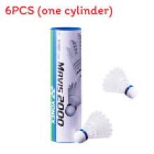 (White)Volants en nylon M2000 améliorés de stabilité avec embouts en mousse amateurs de badminton