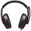 Casque de jeu USB avec micro flexible, noir/rouge 1