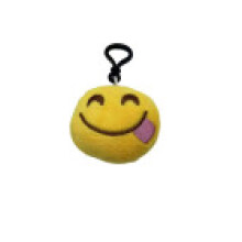 (Style G)Emoji Keychain Plush Doll Short Cute Facial Expressions Pendant Accessories