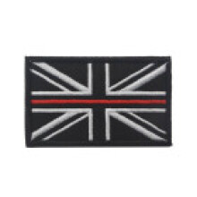 (White Red)England Flag Embroidered Arm Patch Clothing Backpack Cap Decorations Accessory
