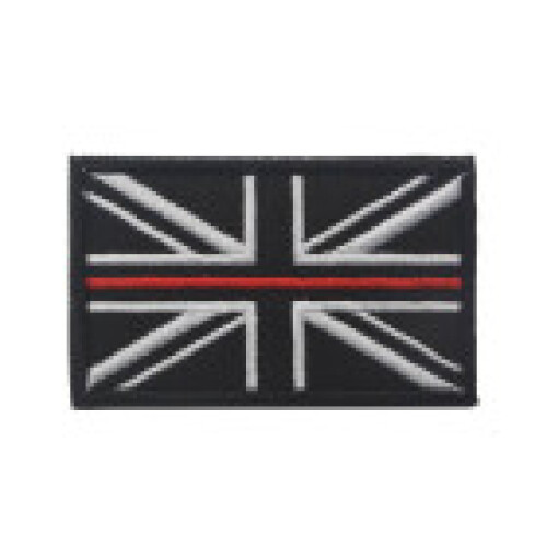 (White Red)England Flag Embroidered Arm Patch Clothing Backpack Cap Decorations Accessory