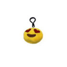 (Style A)Emoji Keychain Plush Doll Short Cute Facial Expressions Pendant Accessories