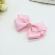 (Light Pink)Accessori capelli bambini fatti a mano nastro rosa rosa farfalla fascia bambini